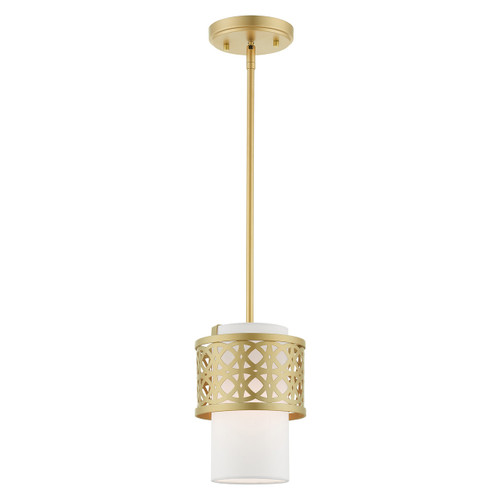 Calinda 1 Light Soft Gold Mini Pendant (49861-33)
