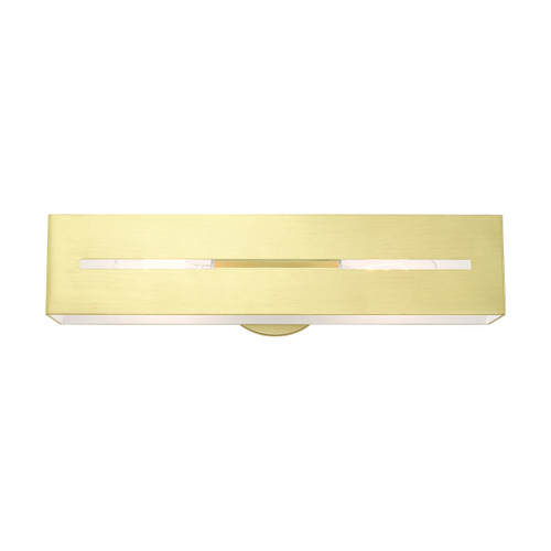 Soma 2 Light Satin Brass Ada Vanity Sconce (16682-12)