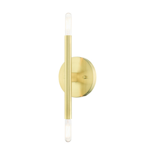Copenhagen 2 Light Satin Brass Ada Sconce (51172-12)