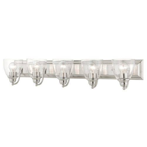 Birmingham 5 Light Brushed Nickel Vanity Sconce (17075-91)