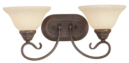 Coronado Collection 2 Light Imperial Bronze Bath Light (6102-58)