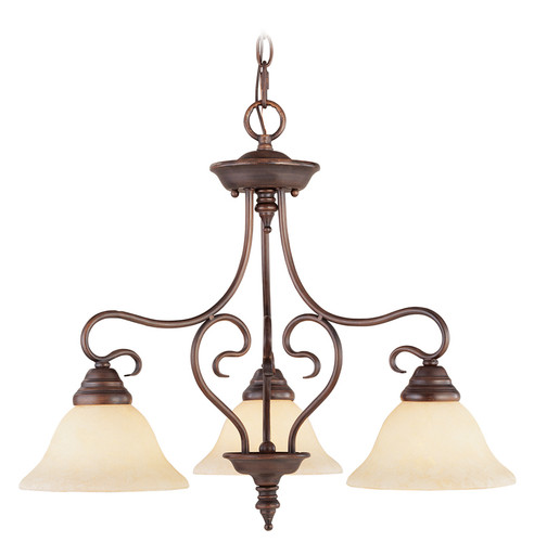 Coronado Collection 3 Light Imperial Bronze Chandelier (6133-58)