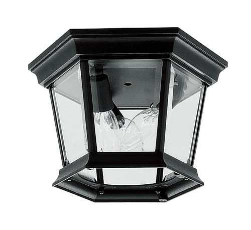 Hamilton Collection 3 Light Black Outdoor Ceiling Mount (7510-04)