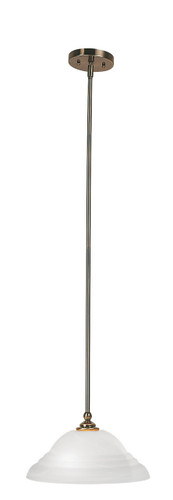 North Port Collection 1 Light Antique Brass Pendant (4254-01)