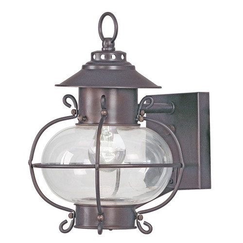 Harbor Collection 1 Light Bronze Outdoor Wall Lantern (2221-07)