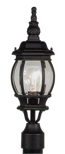 Frontenac Collection 1 Light Black Outdoor Post Top Lantern (7522-04)