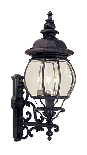 Frontenac Collection 4 Light Black Outdoor Wall Lantern (7701-04)