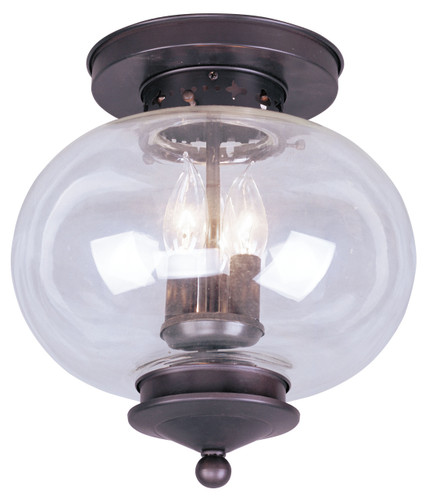 Harbor Collection 3 Light Bronze Ceiling Mount (5033-07)