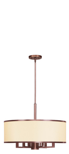 Park Ridge 6 + 1 * Light Chandelier in Vintage Bronze (6296-70)