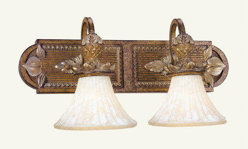 Savannah Collection 2 Light Venetian Patina Bath (8462-57)