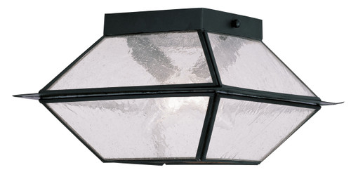 Mansfield Collection 2 Light Black Outdoor Ceiling Mount (2175-04)