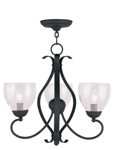 Brookside Collection 3 Light Black Chandelier (4807-04)