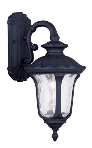 Oxford Collection 1 Light Black Outdoor Wall Lantern (7851-04)