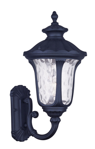 Oxford 1 Light Outdoor Wall Lantern in Black (7852-04)