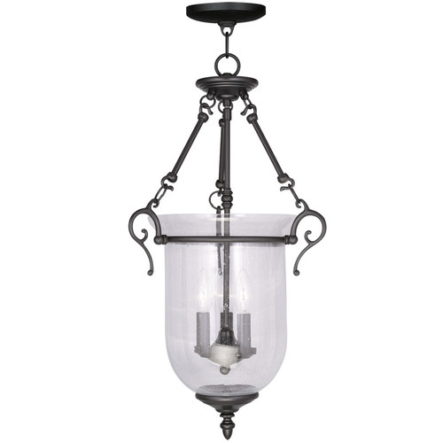 Legacy Collection 3 Light Black Chain Lantern (5025-04)