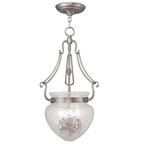 Duchess 3 Light Chain Lantern in Brushed Nickel (5043-91)