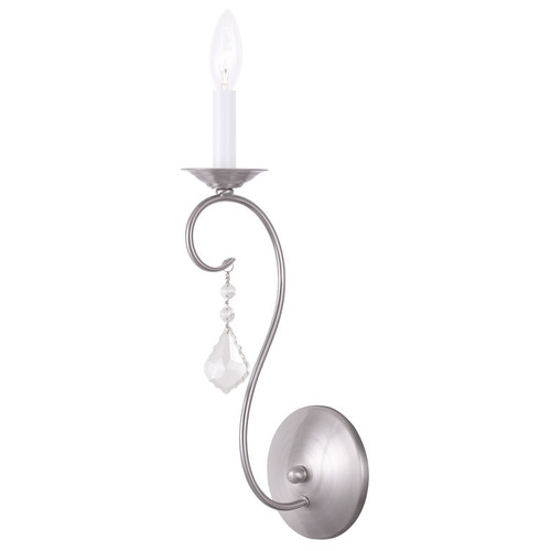 Chesterfield/Pennington Collection 1 Light Brushed Nickel Wall Sconce (6421-91)