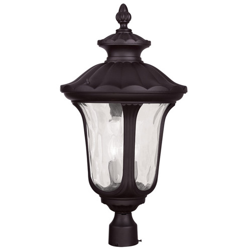 Oxford Collection 3 Light Bronze Outdoor Post Top Lantern (7864-07)