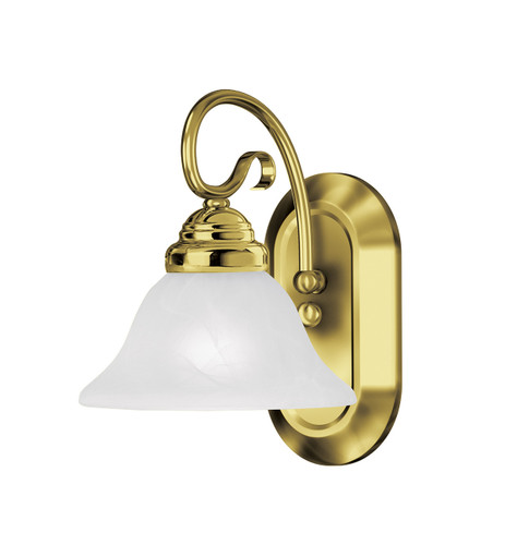 Coronado Collection 1 Light Polished Brass Bath Vanity (6101-02)