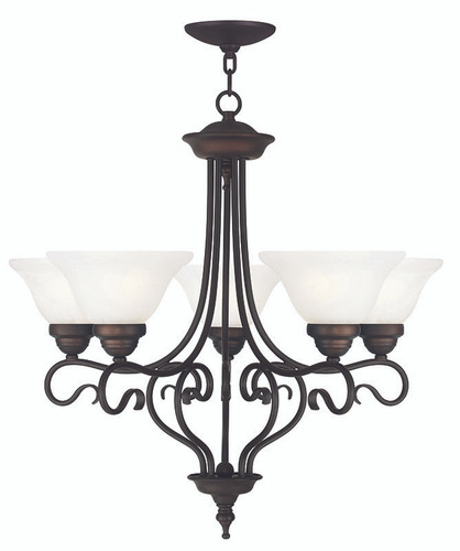 Coronado Collection 5 Light Bronze Chandelier (6115-07)