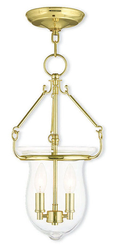 Canterbury Collection 2 Light Polished Brass Pendant (50294-02)