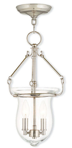 Canterbury Collection 2 Light Polished Nickel Pendant (50294-35)