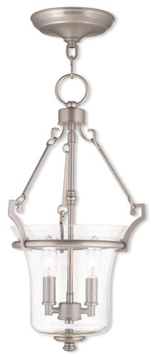 Buchanan Collection 2 Light Brushed Nickel Pendant (50402-91)