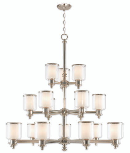 Middlebush Collection 18 Light Polished Nickel Foyer Chandelier (40219-35)