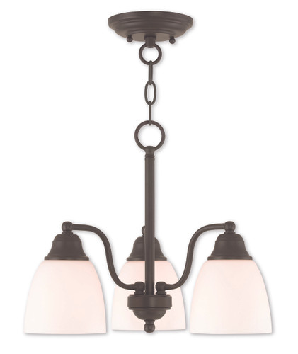 Somerville 3 Light Convertible Dinette Chandelier/Ceiling Mount in Bronze (53853-07)