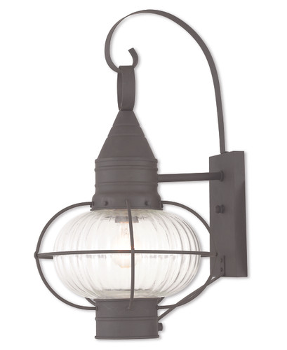 Newburyport Collection 1 Light Bronze Outdoor Wall Lantern (27004-07)