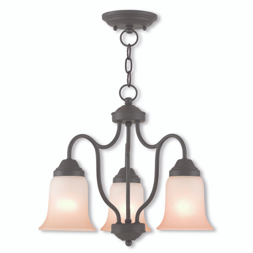 Karysa 3 Light Bronze Convertible Dinette Chandelier/Ceiling Mount (40703-07)