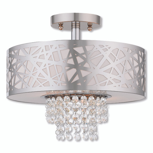 Allendale Collection 2 Light Polished Chrome Ceiling Mount (40762-05)