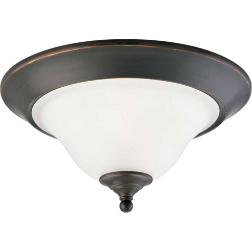 Trinity Collection Two-Light 15" Close-to-Ceiling (P3476-20)