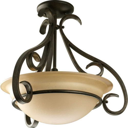 Torino Collection Three-Light Foyer Pendant (P3843-77)