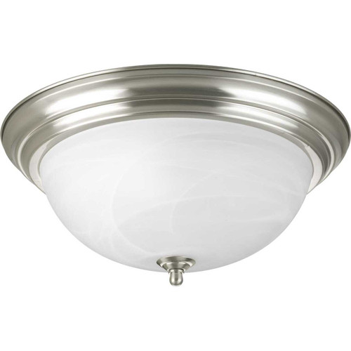 Three-Light Dome Glass 15-1/4" Close-to-Ceiling (P3926-09)