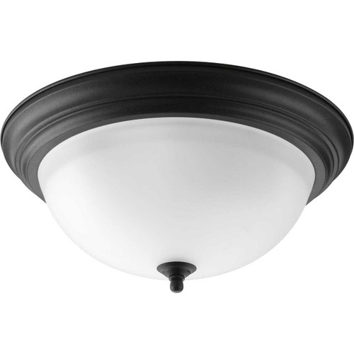 Three-Light Dome Glass 15-1/4" Close-to-Ceiling (P3926-80)