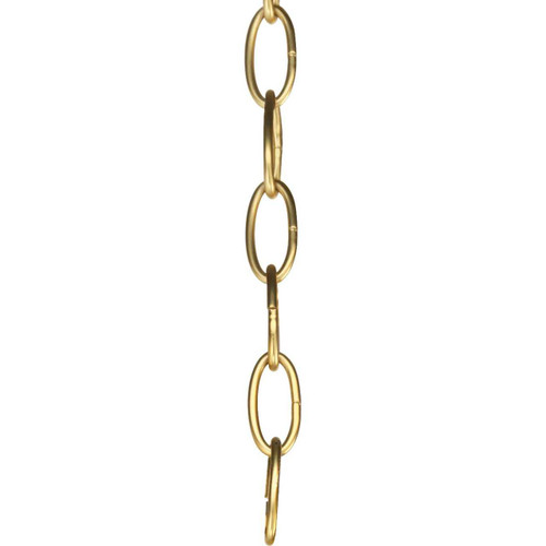 Accessory Chain - 10' of 9 Gauge Chain in Natural Brass (P8757-137)