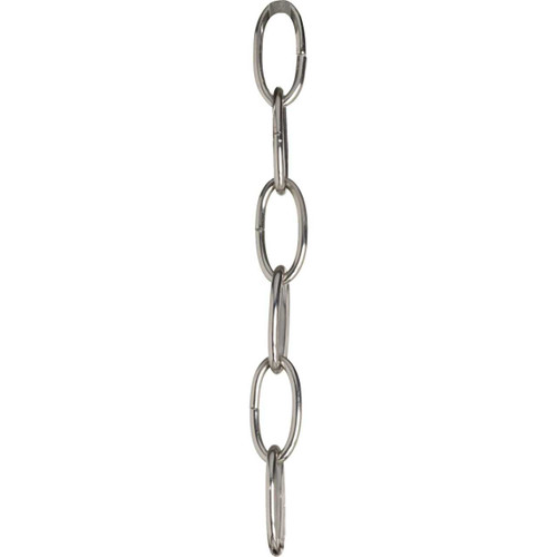 Accessory Chain - 10' of 6 Gauge Chain in Polished Nickel (P8759-104)