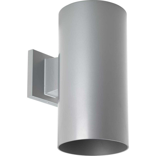 6" Metallic Gray LED Outdoor Wall Cylinder (P5641-82/30K)