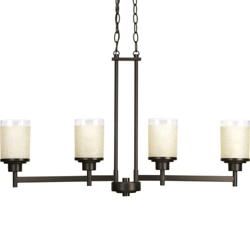 Alexa Collection Four-Light Linear Chandelier (P4619-20)