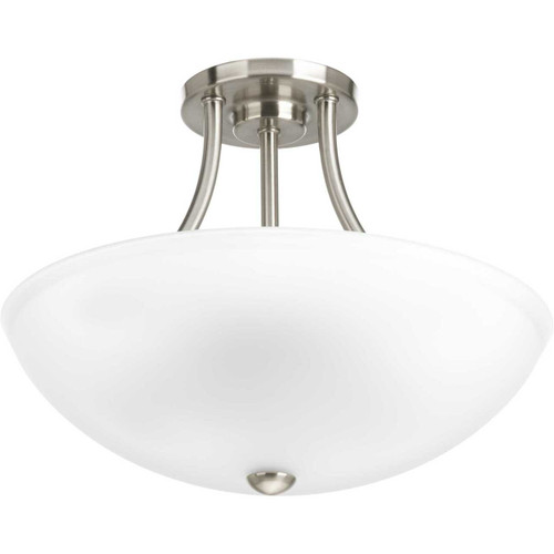 Gather Collection Two-Light 12-7/8" Semi-Flush Convertible (P3748-09)