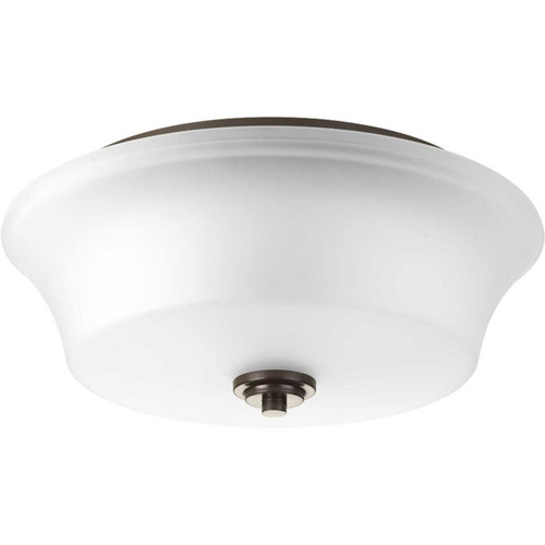 Cascadia Collection Two-Light 14" Flush Mount (P3633-20)