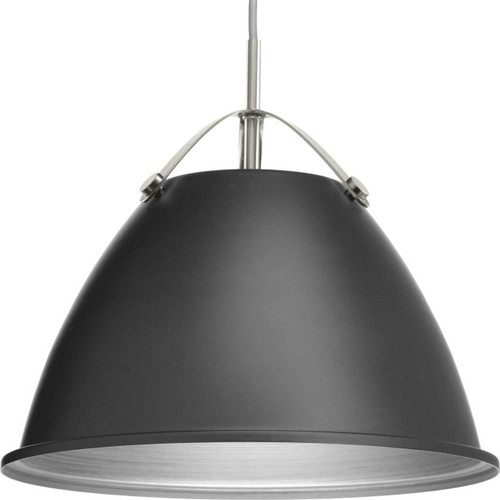 Tre Collection One-Light Graphite Graphite Metal Shade Coastal Pendant Light (P500052-143)