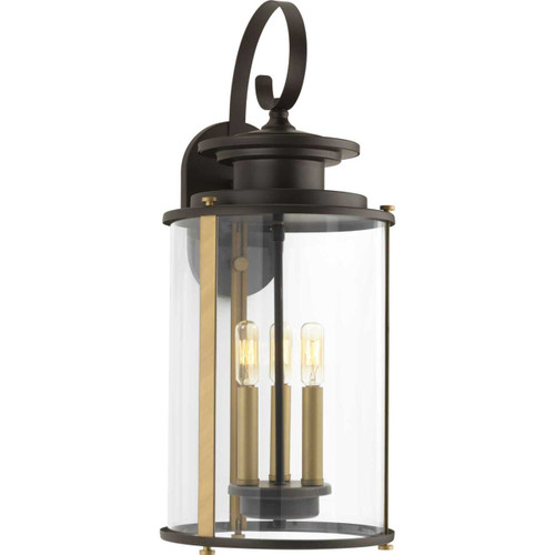 Squire Collection Three-Light Large Wall Lantern (P560038-020)