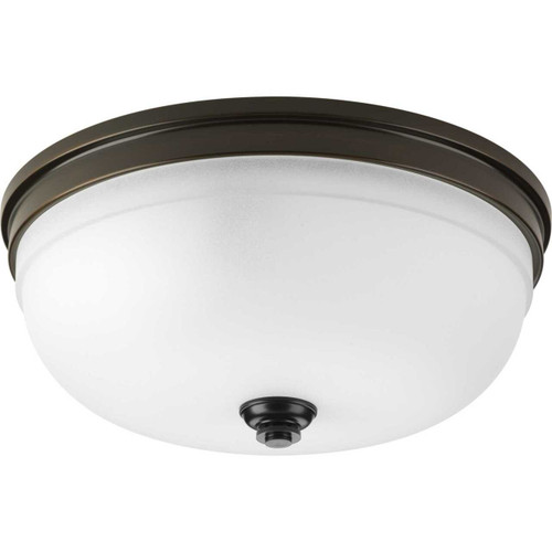 Topsail 3 Light 15" Flush Mount in Antique Bronze (P350062-020)