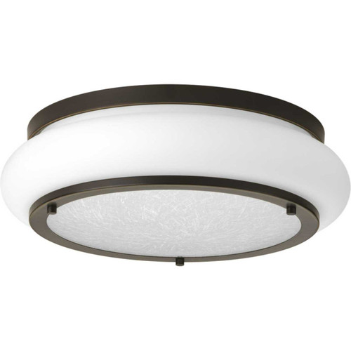 1 Light 15" LED Flush Mount in Antique Bronze (P350082-020-30)