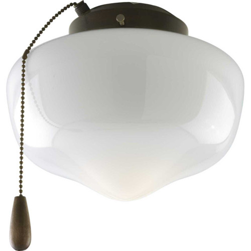 AirPro Collection One-Light Ceiling Fan Light (P2601-20WB)