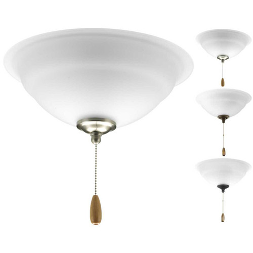 Torino Collection Two-Light Ceiling Fan Light (P2645-01WB)