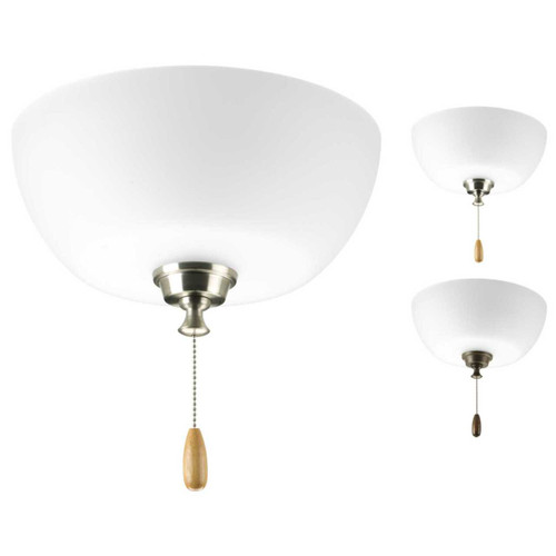 AirPro Collection Two-Light Ceiling Fan Light (P2649-01WB)