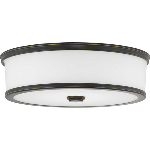 Bezel LED Collection One-Light 16" LED Flush Mount (P350087-020-30)